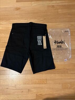 Authentic black ksubi jeans shorts size 32 sample pair